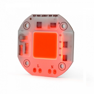 Pastila LED COB 50W cu Lumina Rosie 220V AC / XSY-5454 20C068 XXM