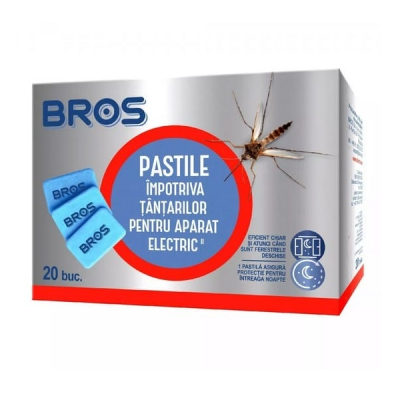 Pastile impotriva tantarilor pentru aparatul electric Bros 20 buc DNC18636