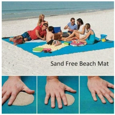 Patura tip Plasa de Plaja Anti Nisip Sand Free Mat 2x2m Div.Culori