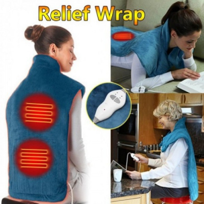 Pelerina de Masaj cu Vibratii si Incalzire Relief Wrap 4 programe