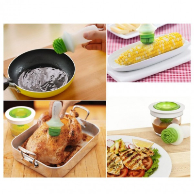 Pensula Silicon cu Bol Chef Basting Set