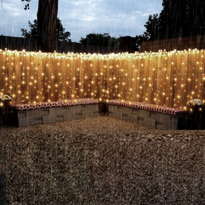 Perdea Exterior Flash Fir Verde Gros 6x1m 240LED V8 Alb Cald P TO7070WW