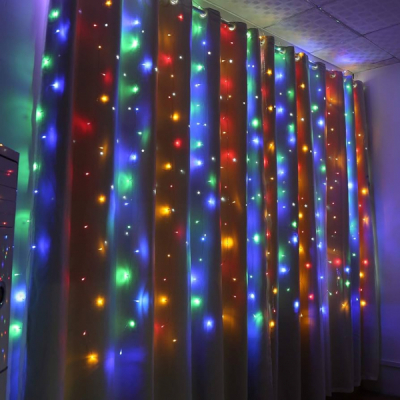 Perdea Exterior Flash Fir Verde Gros 3x6m 480LED V8 MultiColor FN P TO7080C