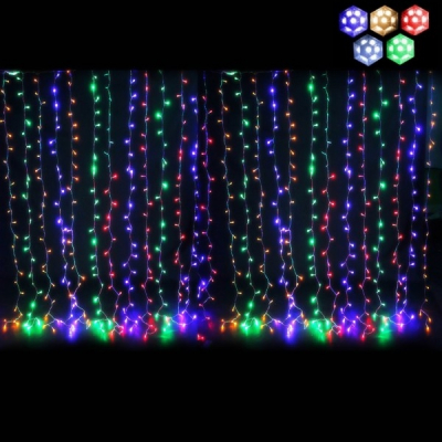 Perdea Luminoasa Craciun 3x2.2m 192LED 7in1 Multicolor FN P