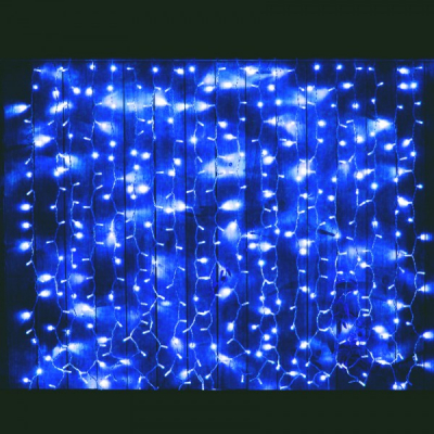 Perdea Luminoasa Craciun 8x1m 360LED V5 Albastre FA IP44 Joc Flash P 9015B CPLL