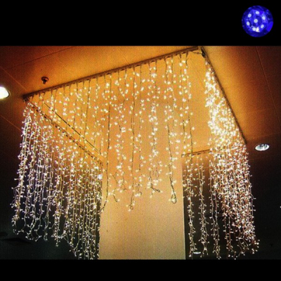 Perdea Luminoasa Craciun 8x1m 360LED 7in1 Alb Cald FN IP44 P 8038