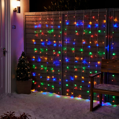 Perdea Luminoasa Exterior Flash Alb 6x2m 384LED P FA Multicolor BRP600
