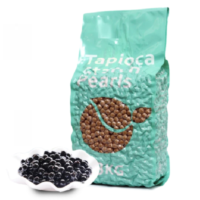 Perle Negre de Tapioca Starch Bubble Tea Boba Pearls 1.2cm 3kg SNM
