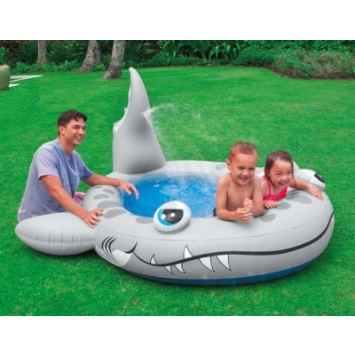 Piscina Gonflabila Copii Intex 57433 Shark Spray