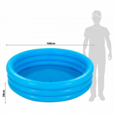 Piscina Gonflabila Rotunda 168x38cm Intex Crystal 58446