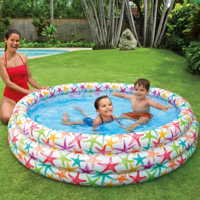 Piscina Gonflabila Rotunda 168x38cm Intex Splash Color 56440