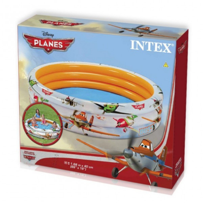 Piscina Gonflabila Rotunda pentru Copii Avioane Intex 58425NP