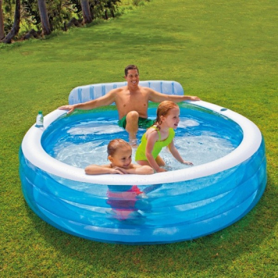 Piscina Gonflabila Swim Center 224x216x76cm Intex 57190NP