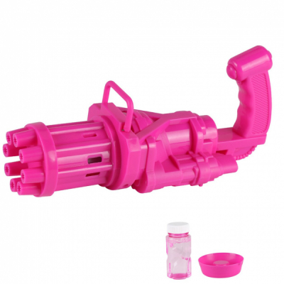 Pistol Baloane de Sapun Colorat de Jucarie Bubble Gun 8 Orificii 688