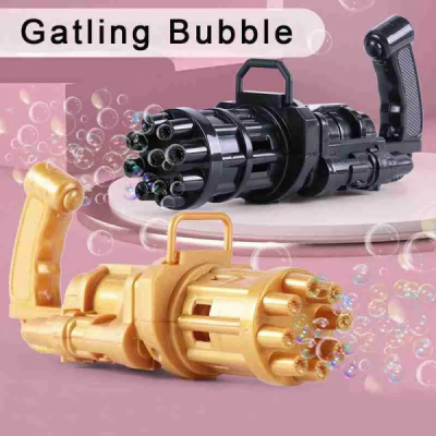 Pistol Baloane de Sapun Colorat de Jucarie Bubble Gun 8 Orificii 688