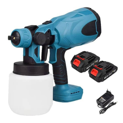 Pistol de vopsit 2 acumulatori 48V 800ml presiune ajustabila 3 moduri pulverizare SNH