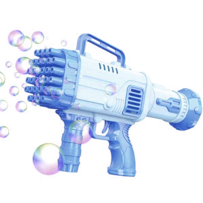 Pistol Jucarie Bazooka Bubble Gun 32 Baloane de Sapun Albastru KLX