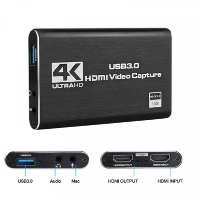 Placa de Captura Video Hdmi 4K HDMI USB 3.0 HDMI4KUSB
