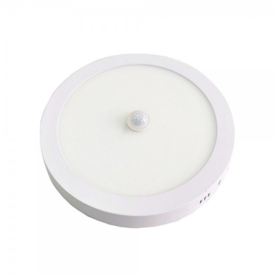 Plafoniera LED Rotunda cu Senzor Miscare 18W 22cm Alb Rece 6000K TKO