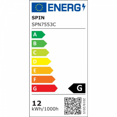 Plafoniera LED Senzor Miscare Reglabil 12W 29x9.5cm Lumina Rece SPN7553C