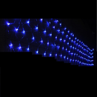 Plasa Luminoasa Craciun 160 LEDuri Albastre 6x0.5m 4Randuri 5486