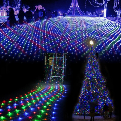 Plasa Luminoasa Craciun 160 LEDuri Multicolore 6x0.5m 4Randuri 5486