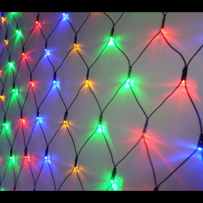 Plasa Luminoasa Craciun 2x2.5m 280LED Multicolor Fir Negru NP