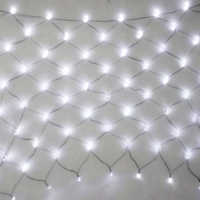 Plasa Luminoasa Craciun 3x1m 160LED Alb Rece Fir Verde NP 1858