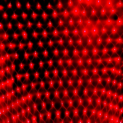 Plasa Luminoasa Craciun Exterior 3x3m 360LED Rosu FIFN P 6017