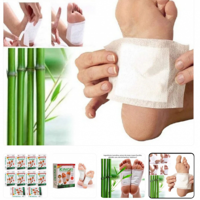 Plasturi pentru Detoxifiere Cataplasme pentru Talpa Kinoki 10 bucati CNN50318