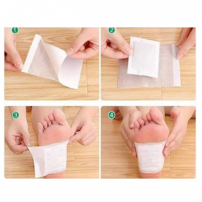 Plasturi pentru Detoxifiere Cataplasme pentru Talpa Kinoki 10 bucati CNN50318