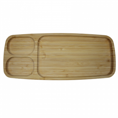 Platou bambus pentru prezentare si servire 39x16x2cm Grunberg GR6357