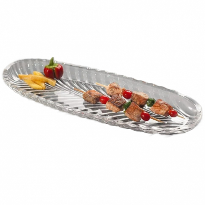 Set 3 Platouri ovale din sticla Kaveh Santa BM1110 3xCNN41412