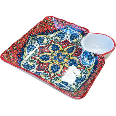 Platou Servire Ceramica Model Traditional 18.5x17x4cm 24-113 CNN52673