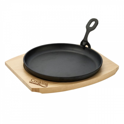 Platou Servire Heinner suport lemn maner detasabil 22cm HR-YT-912 DNC65353