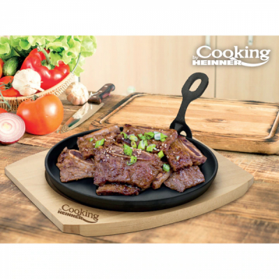 Platou Servire Heinner suport lemn maner detasabil 22cm HR-YT-912 DNC65353