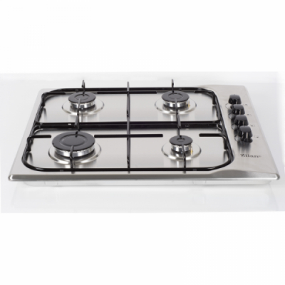 Plita Incorporabila Gaz Inox 6.35 KW 4 Arzatoare 60x50cm Zilan ZLN1525