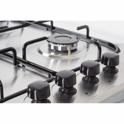Plita Incorporabila Gaz Inox 6.35 KW 4 Arzatoare 60x50cm Zilan ZLN1525