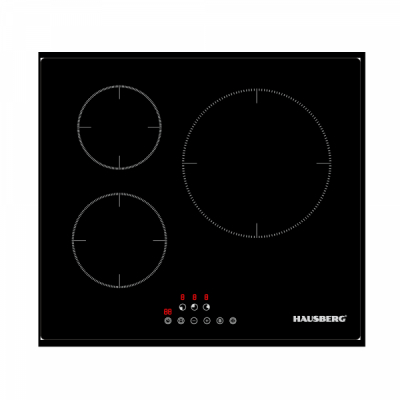 Plita Inductie Incorporabila 3 Zone 60cm 6000W Hausberg HB1530