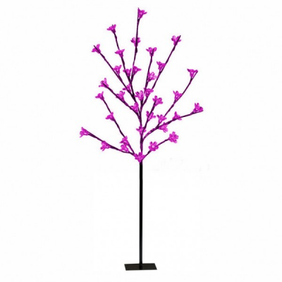 Pomisor Luminos de Craciun cu Tandafiri 120cm 88LED Roz TO