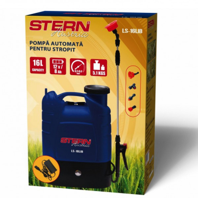 Pompa de Stropit Electrica 220V Acumulator 12V8Ah Stern LS16LIB