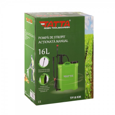 Pompa Stropit Actionata Manual 16L, 2.4 bari Tatta TP18KM