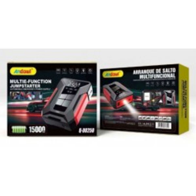 Pornitor portabil baterie auto Power Bank si compresor 1500mAh Andowl Q D0250