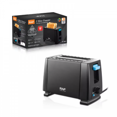 Prajitor de Paine pentru Doua Felii Negru 650W RAF R263 PSN