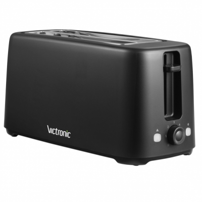 Prajitor pentru paine 2 compartimente 4 felii 1250-1450W Victronic VC4953
