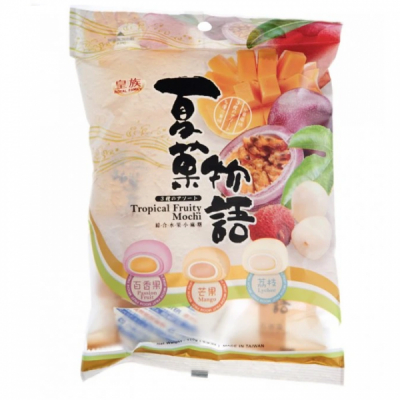 Prajitura mochi Qmochi cu aroma de fructe tropicale 120g Taiwan Dessert TD MLL