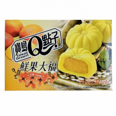 Prajituri Mochi QMOCHI cu aroma de mango 210g Taiwan Dessert TD MLL