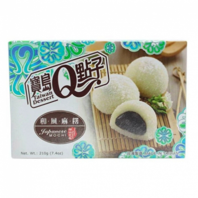 Prajituri Mochi QMOCHI cu aroma de susan de cocos 210g Taiwan Dessert TD MLL