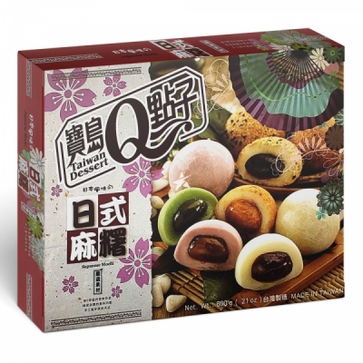 Prajituri Mochi QMOCHI mix de arome 600g Taiwan Dessert TD MLL