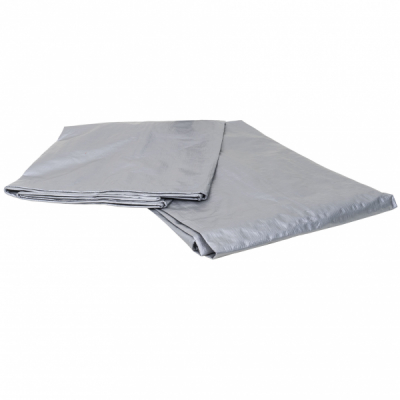 Prelata impermeabila UV inele prindere 6x6m 130gr/mp Silver Zilan ZTS8095
